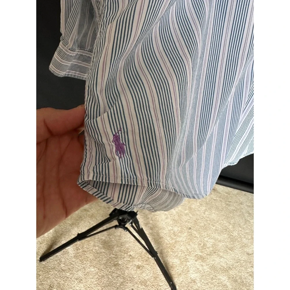 Polo Ralph Lauren Shirt Mens Yarmouth Button Up Stripe 16.5